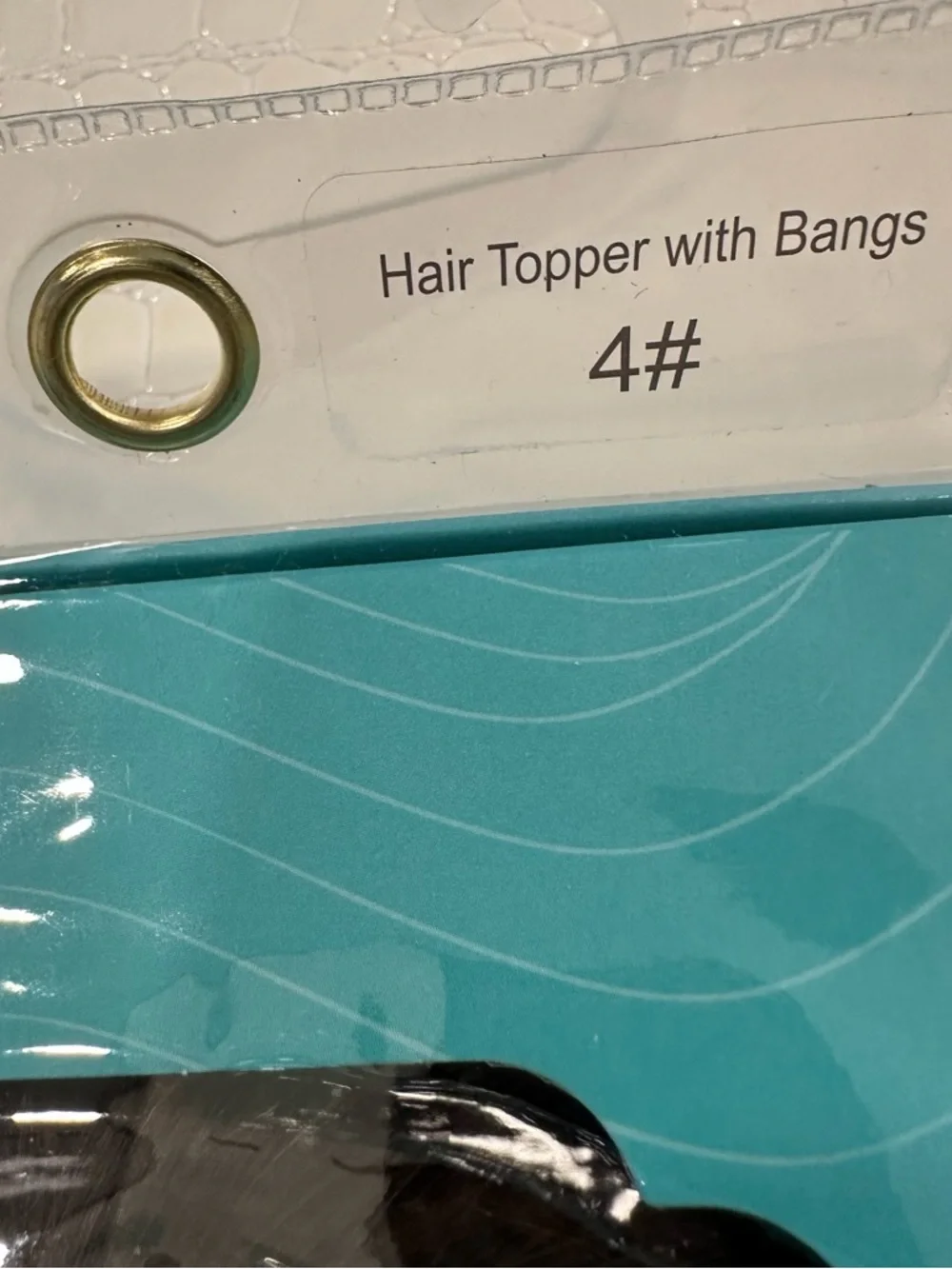 Hair Topper With Bangs 100% Human Hair - Medium Dark‎ Brown (4#) #TB9